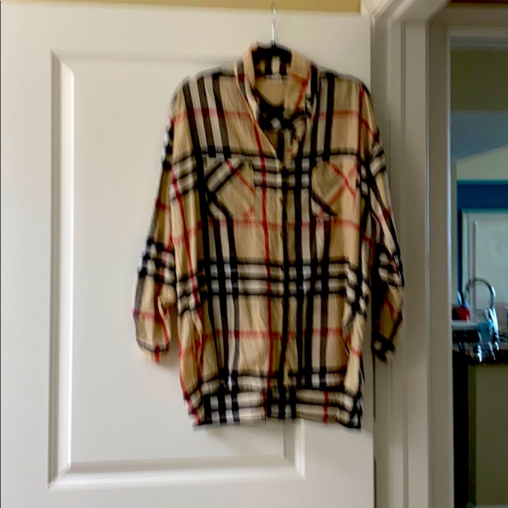 Great plaid shirt